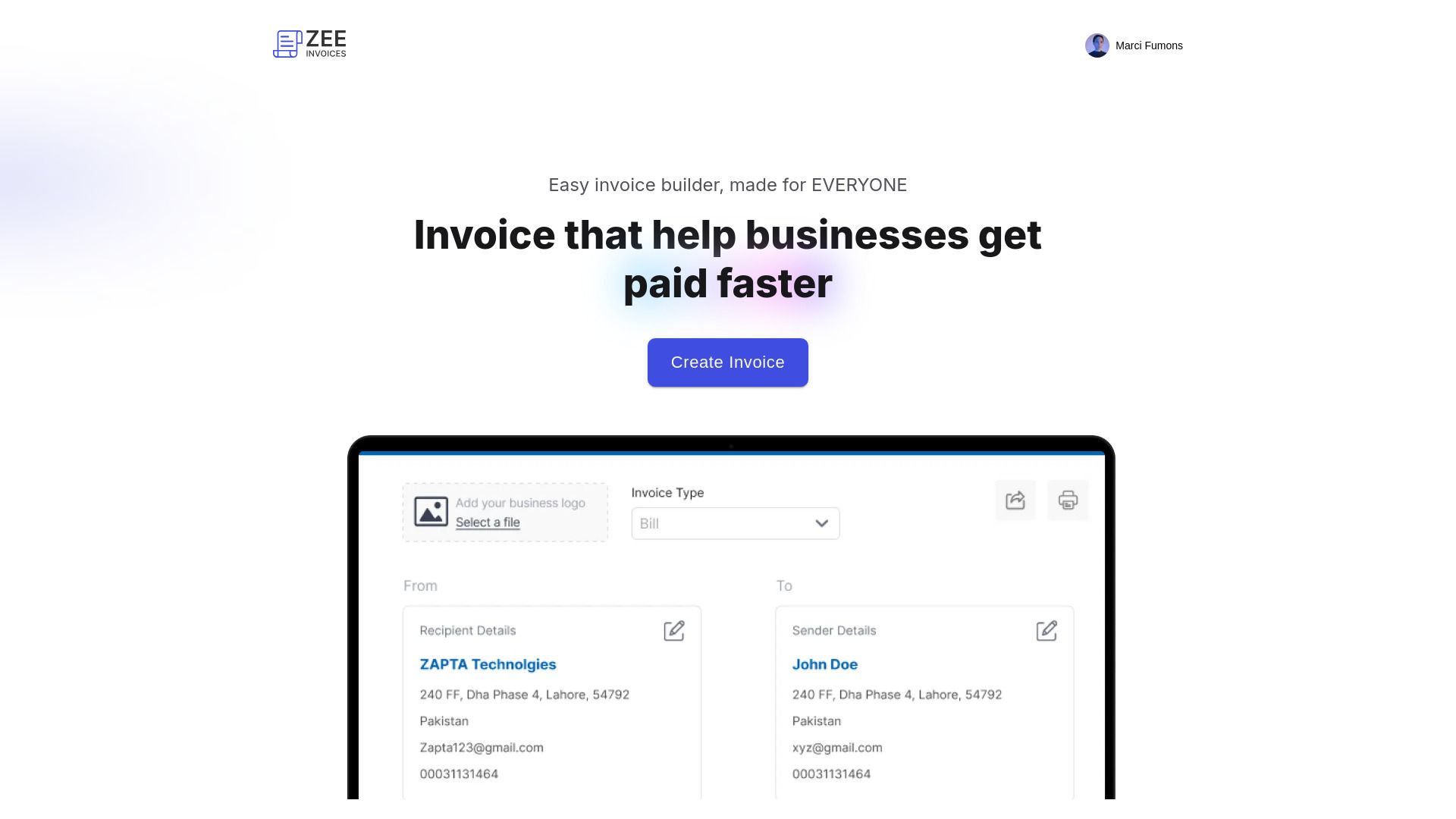 ZeeInvoices image