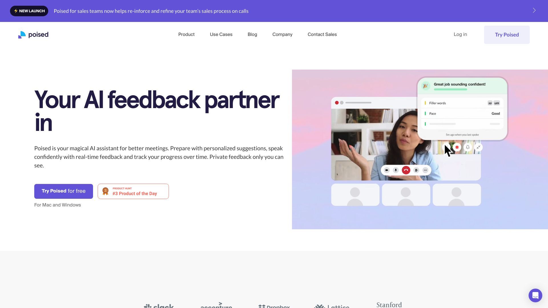 Poised: AI-Powered Communication Coach image