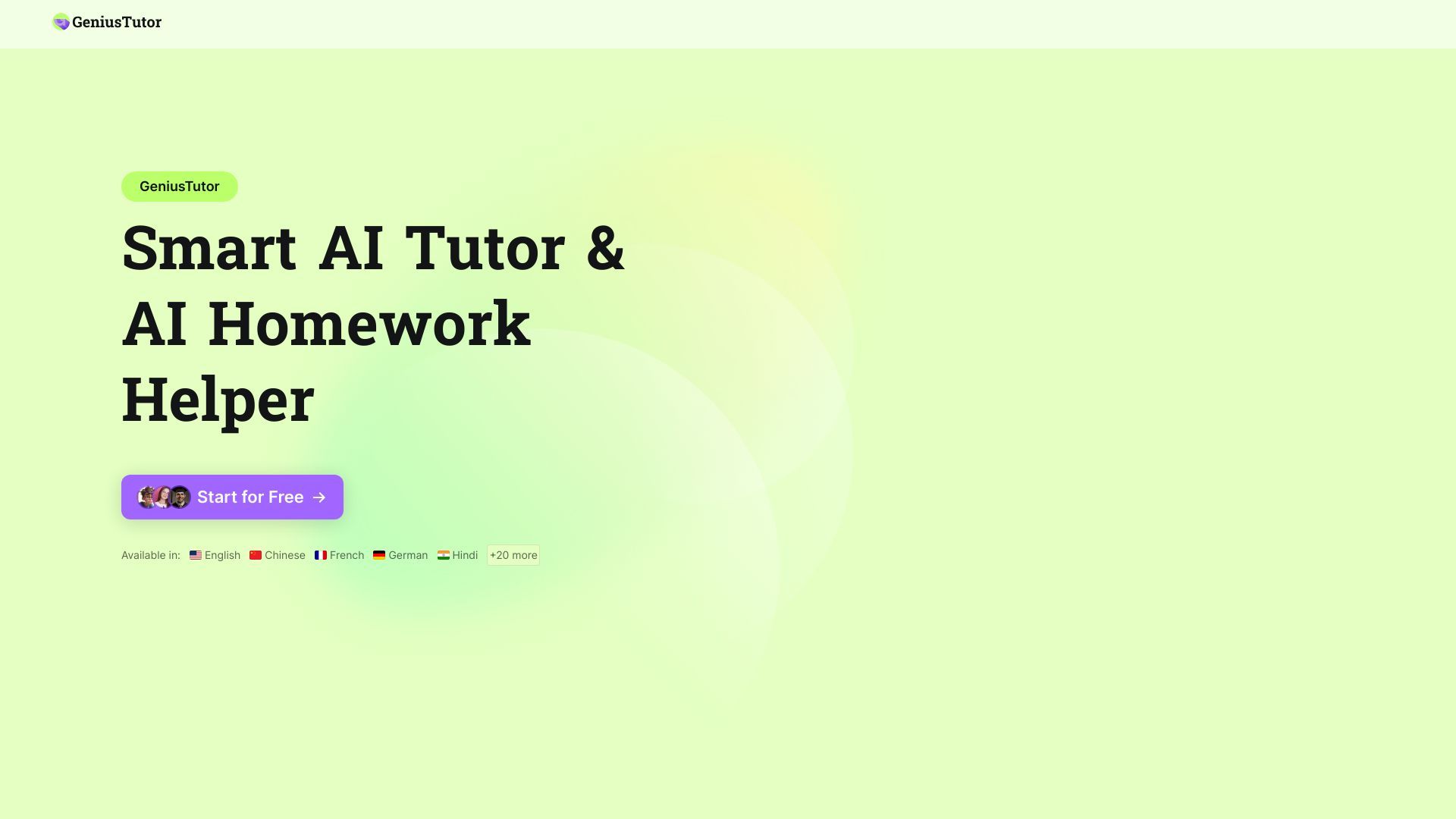 GeniusTutor image