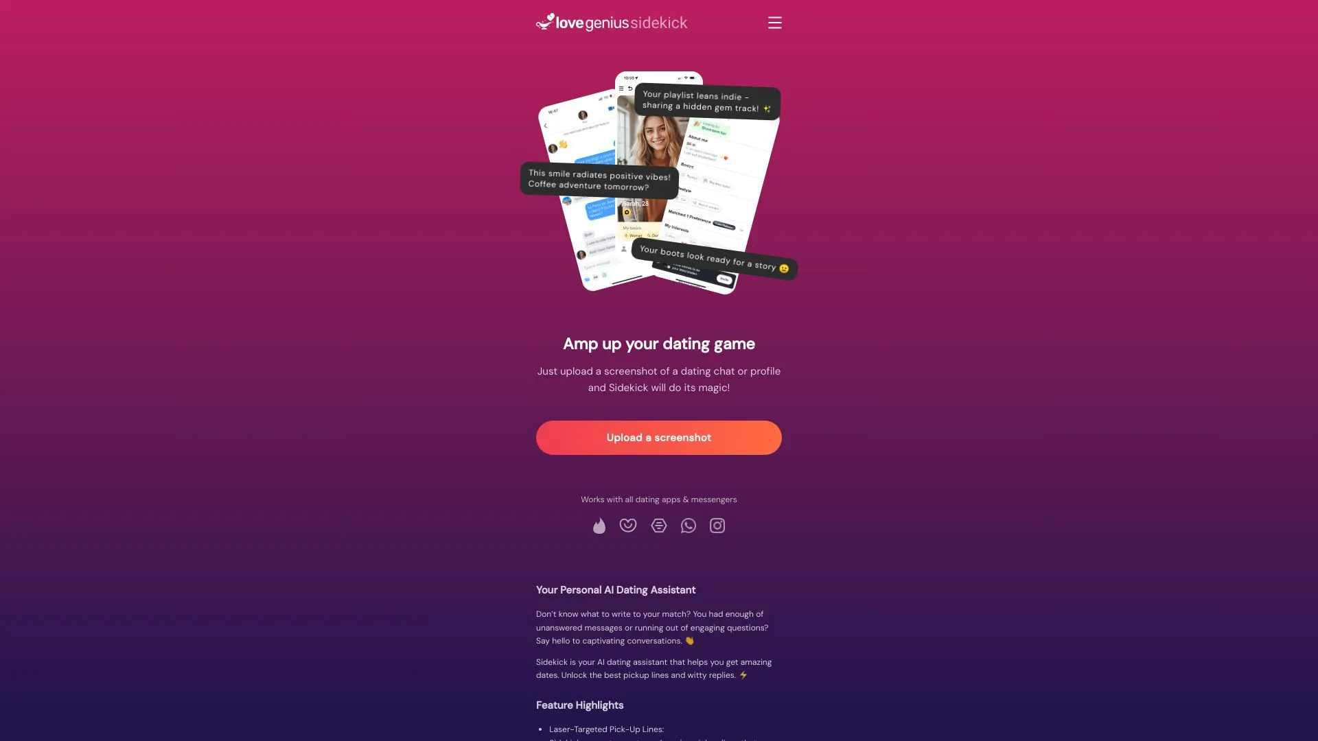 LoveGenius Sidekick image