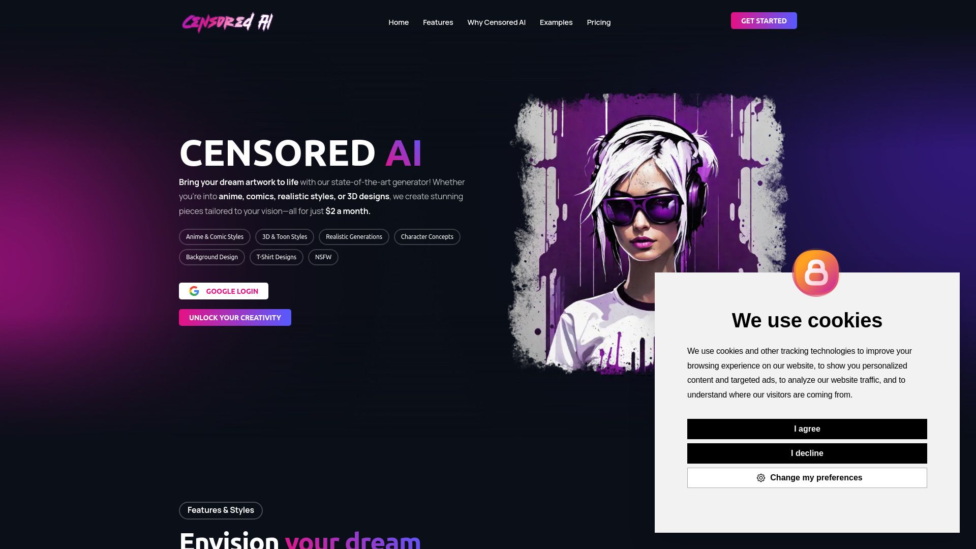 Censored AI Image Generator image