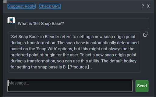 Blender AI Assistant image