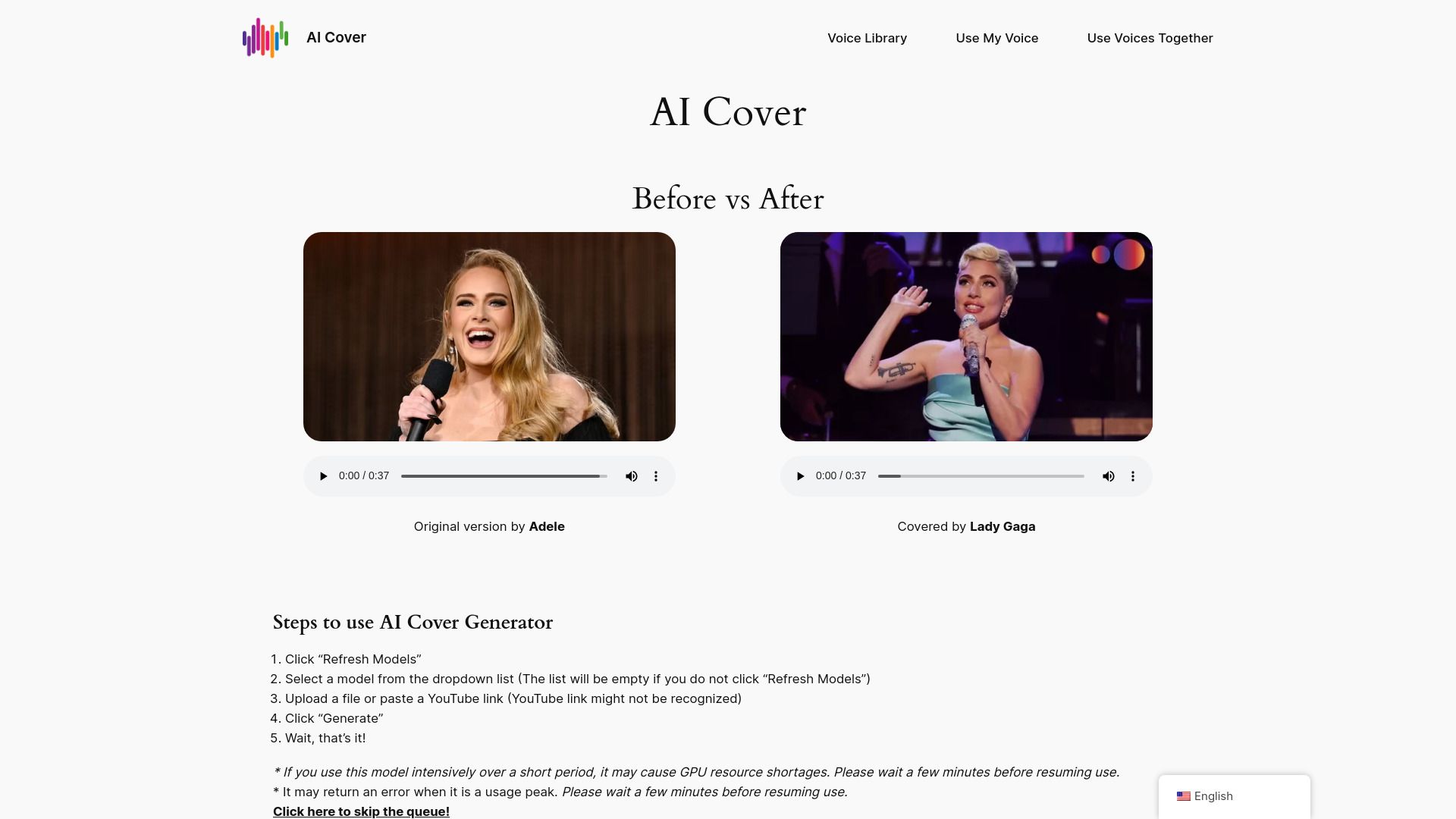 AI Cover Generator image