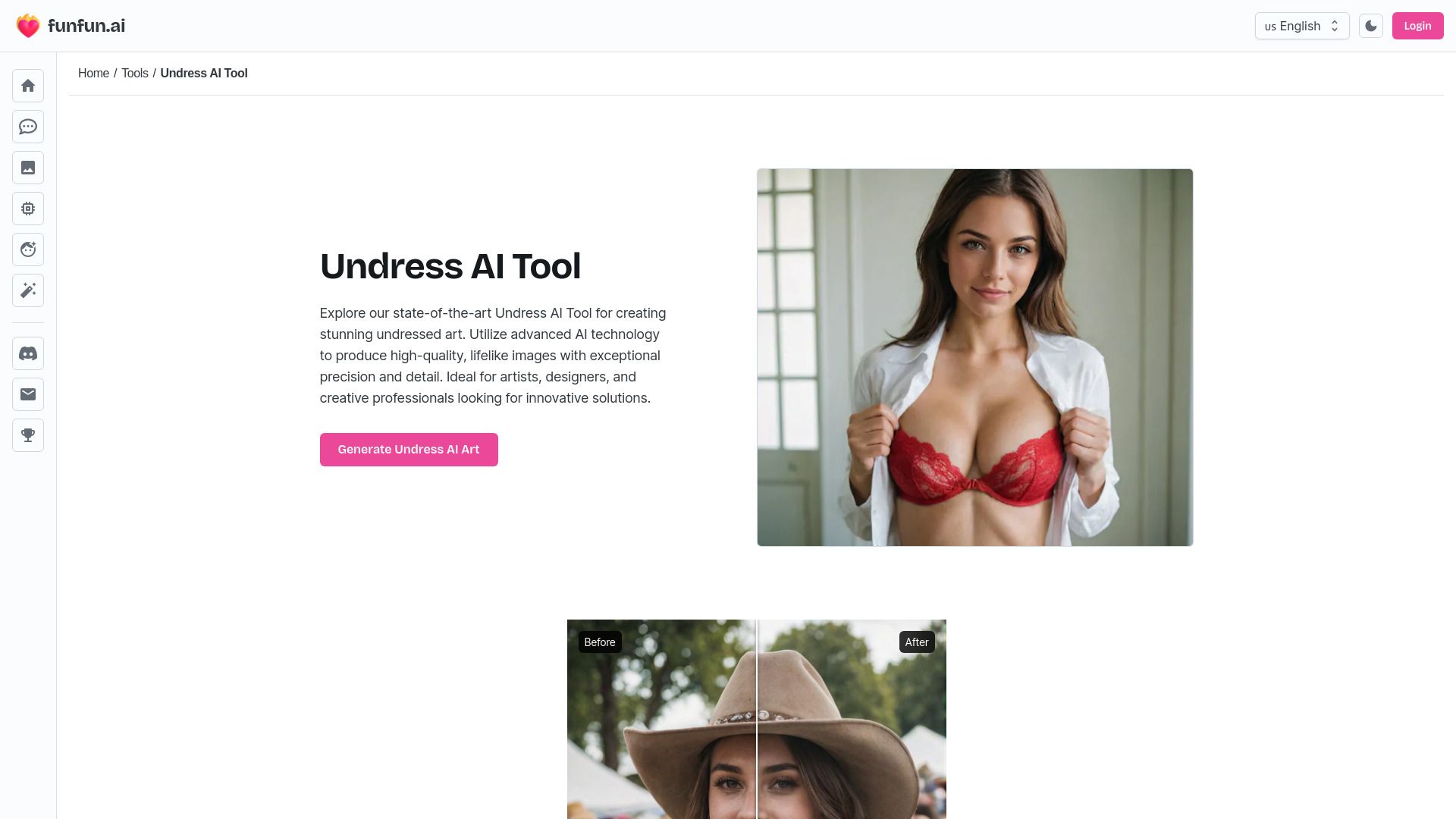 Nudify by FunFun.ai image