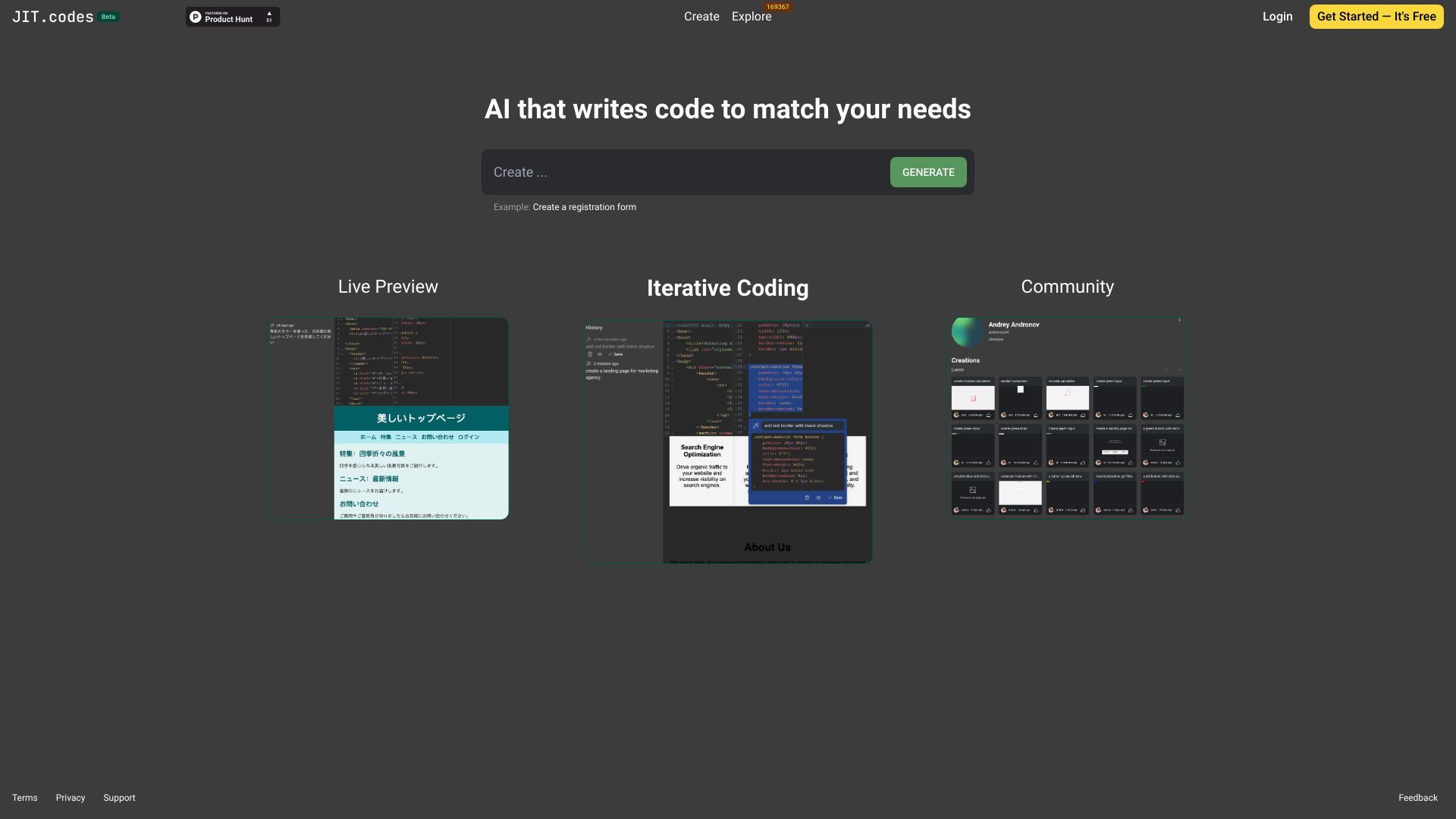 JIT.codes image