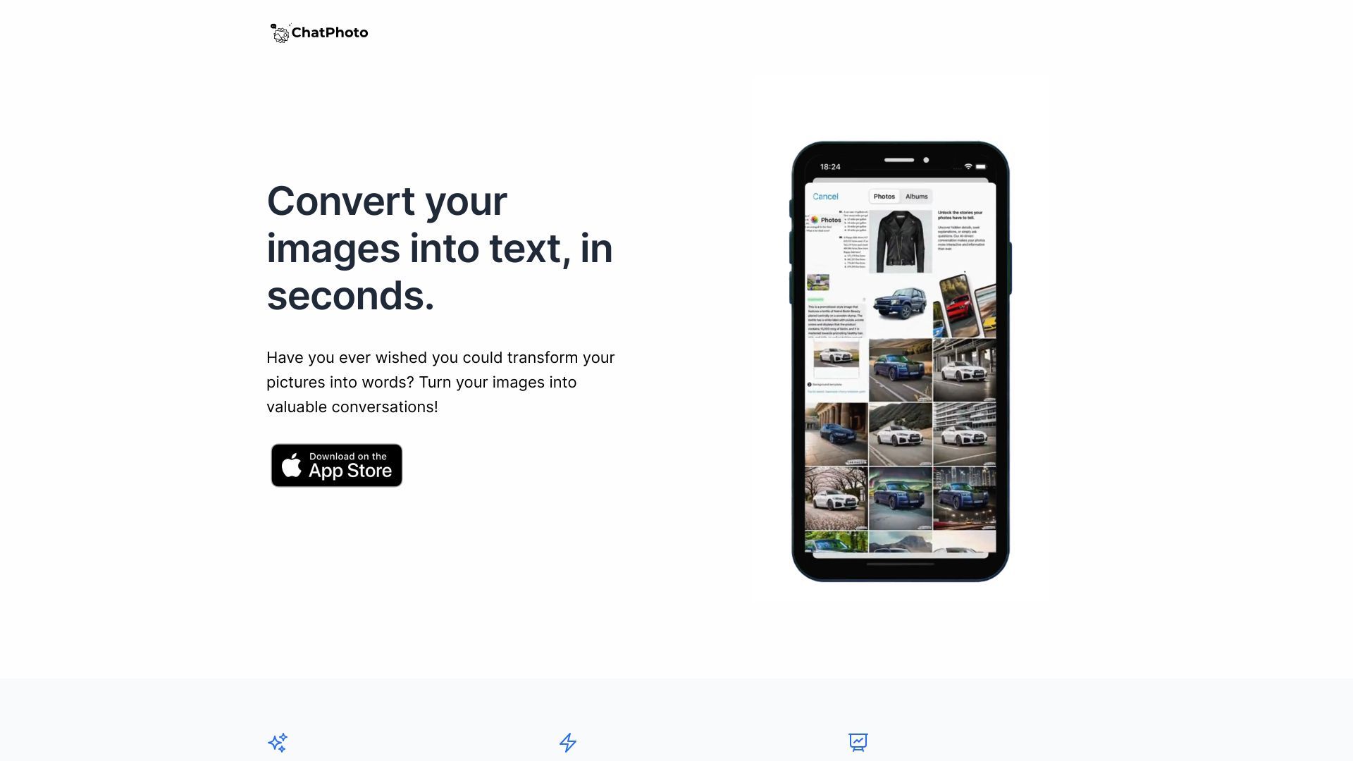 ChatPhoto: Ai Image To Text image
