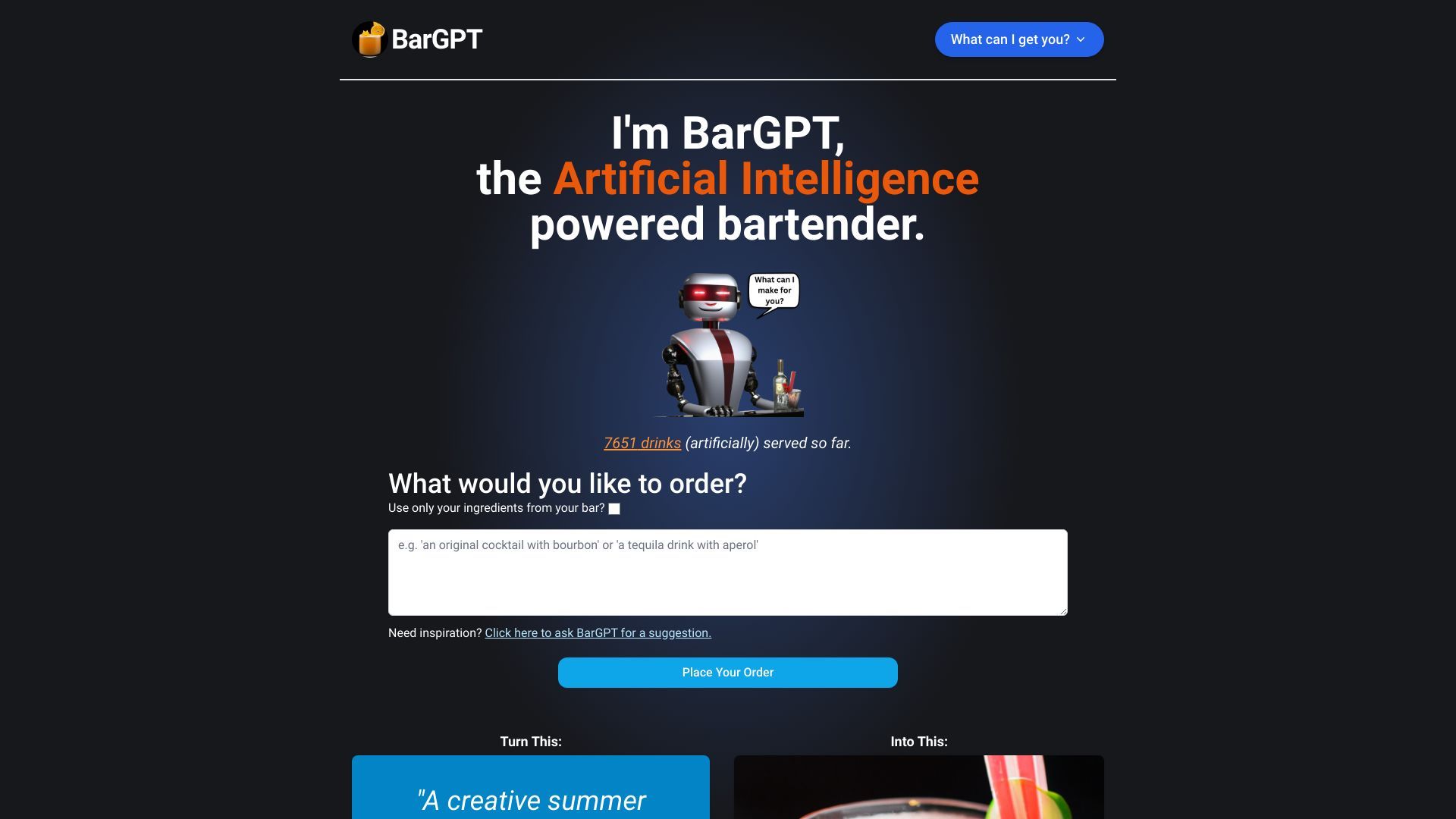 BarGPT image