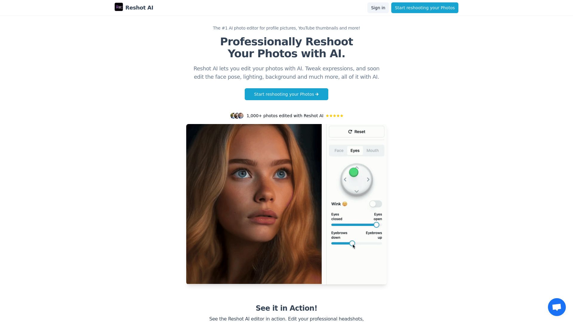 Reshot AI image
