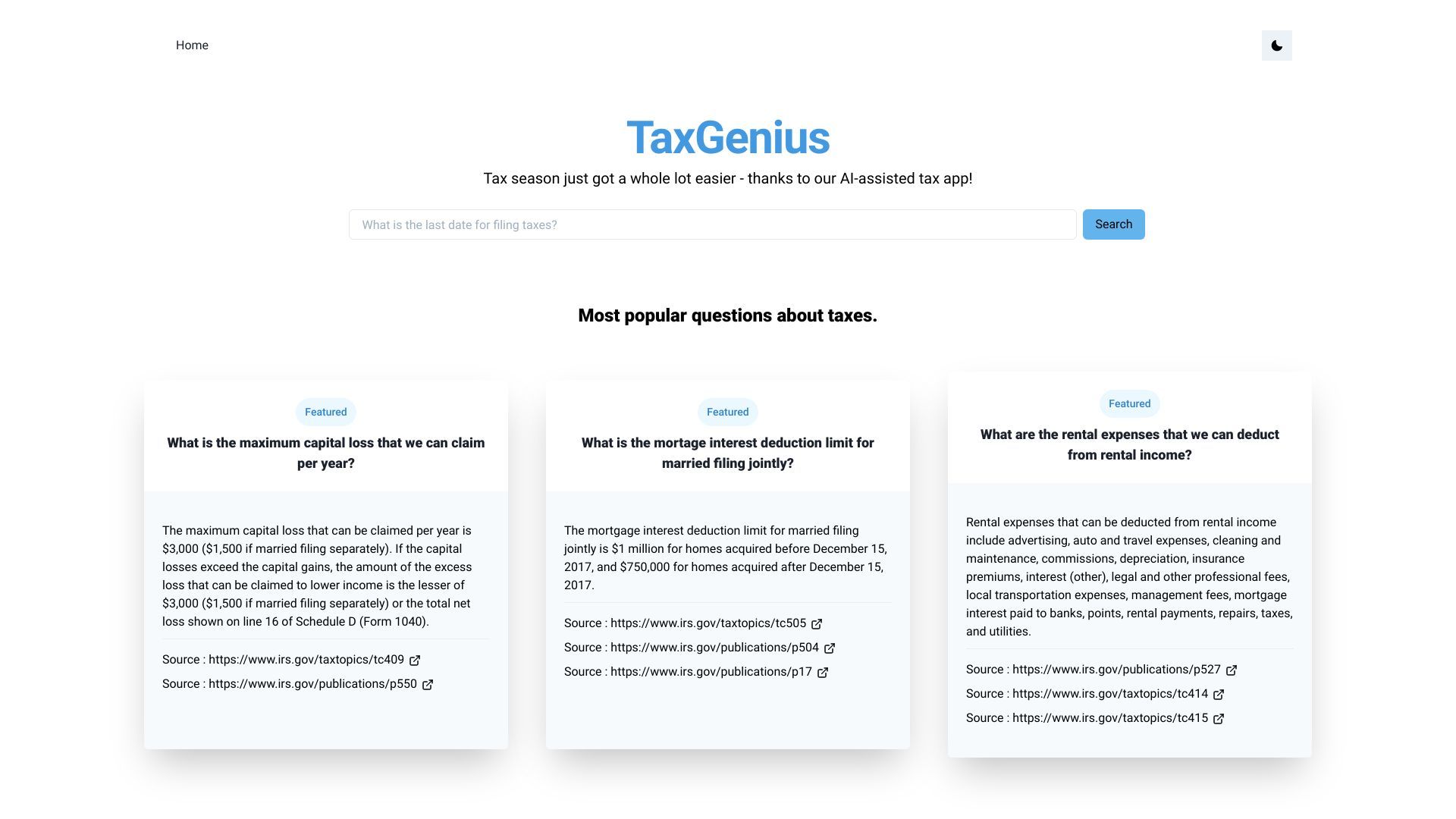 TaxGenius image