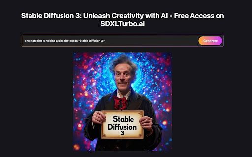 Stable Diffusion 3 AI Image Generator image