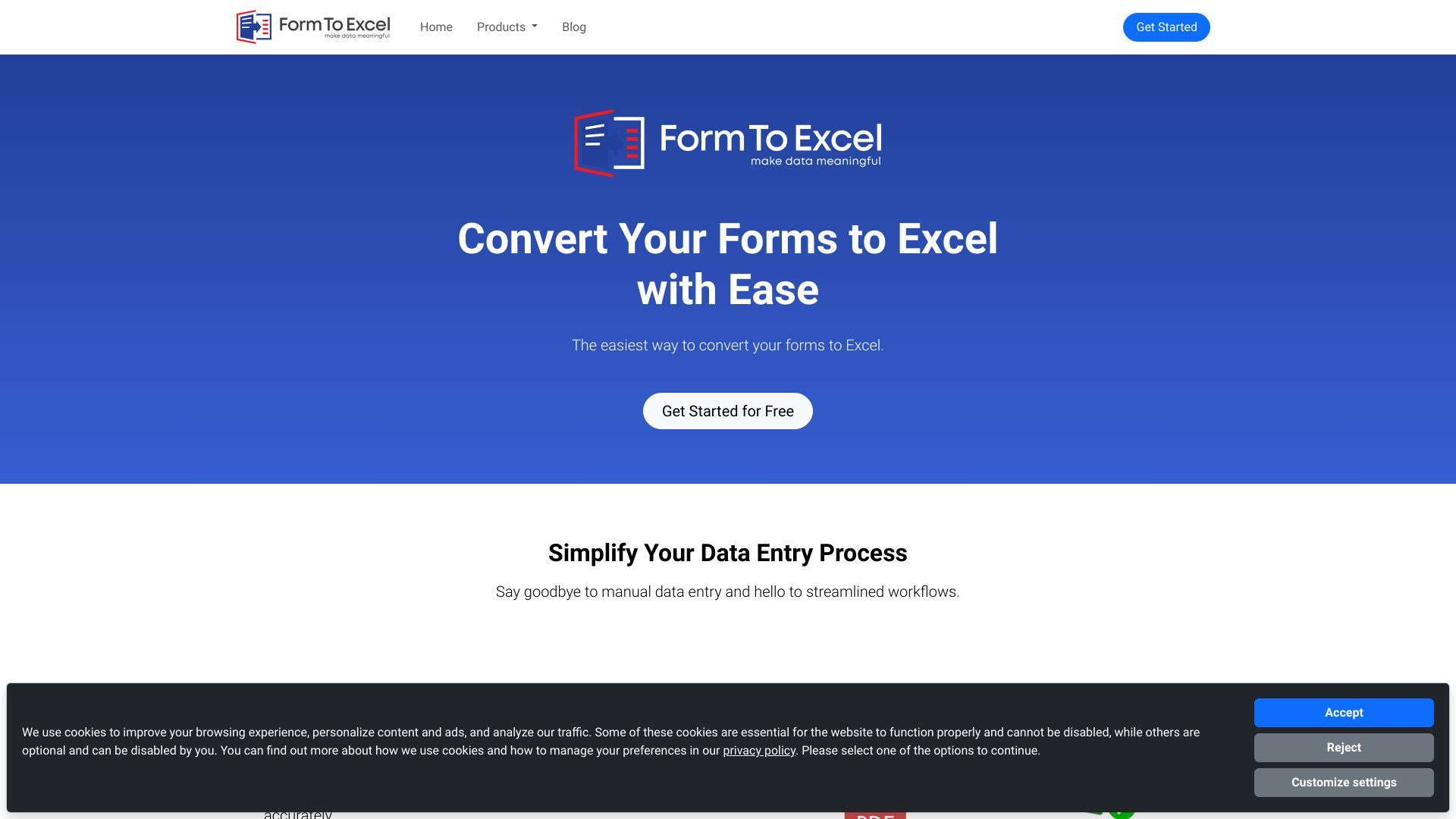 FormToExcel image