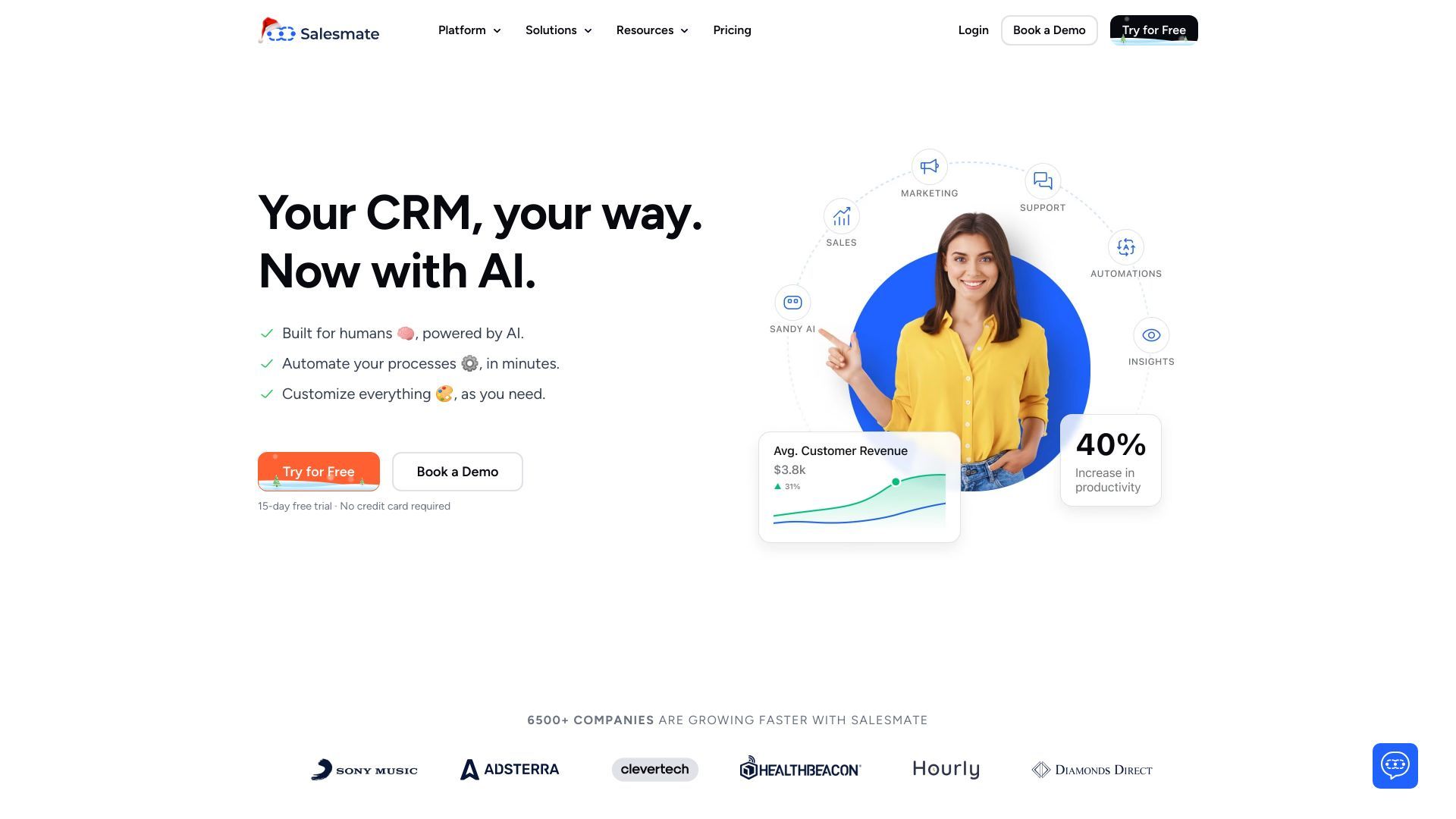 Salesmate CRM image