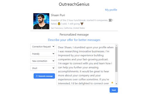 LinkedIn AI Outreach image