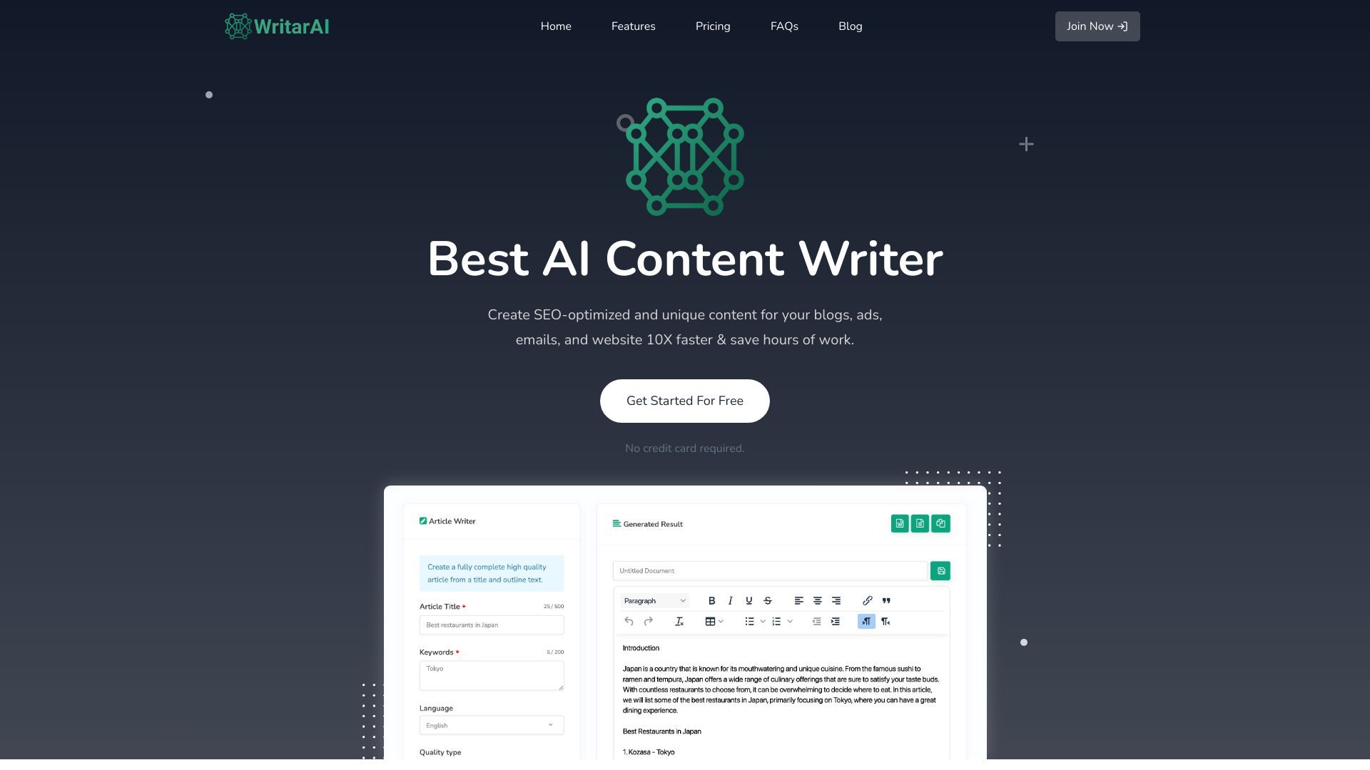 Content and Image Generator image