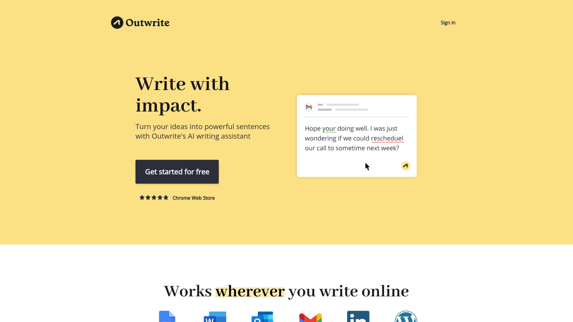 Outwrite image