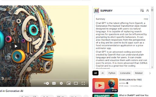 Chrome Extension - SummarizeX image