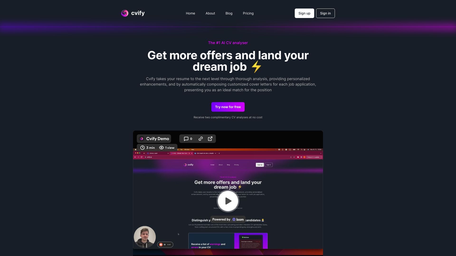 Cvify image