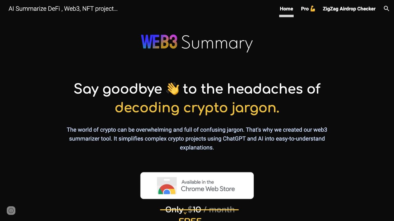 Web3 Summary image