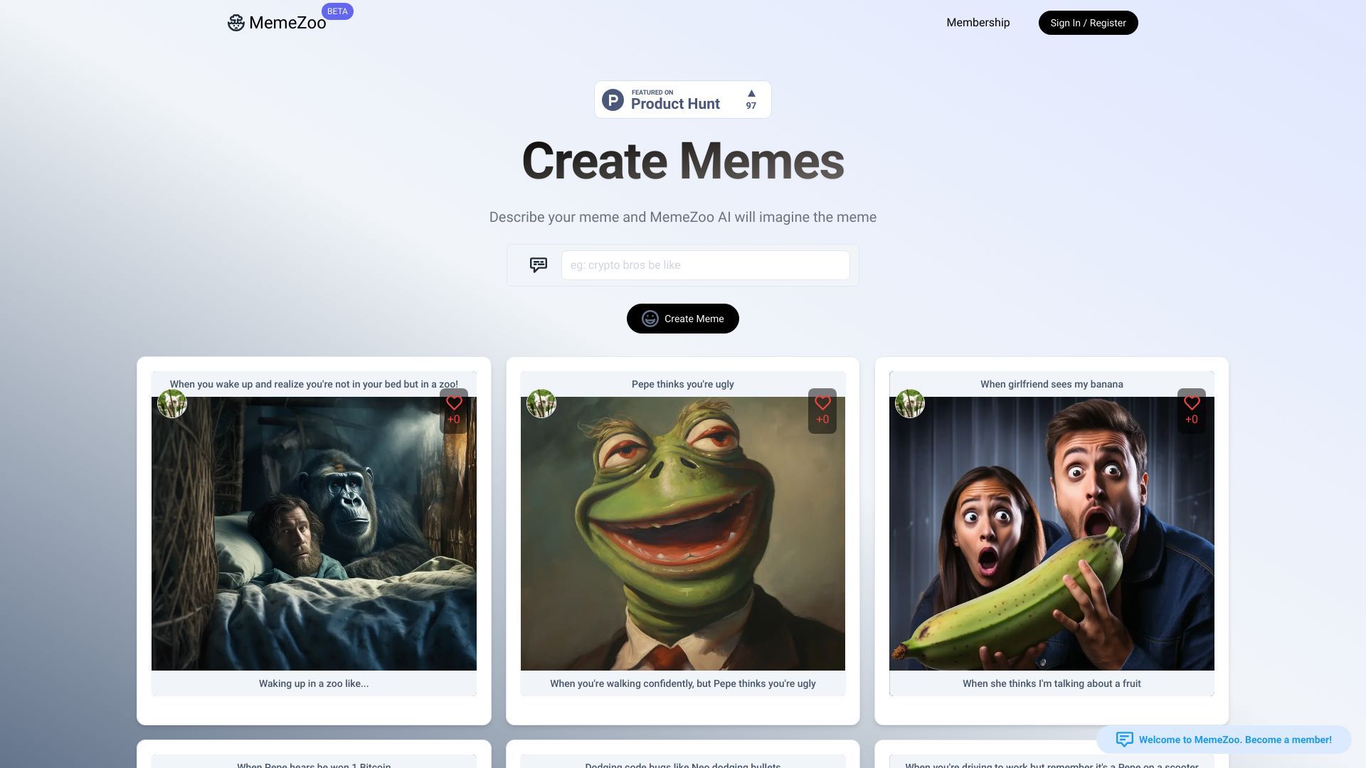 MemeZoo image