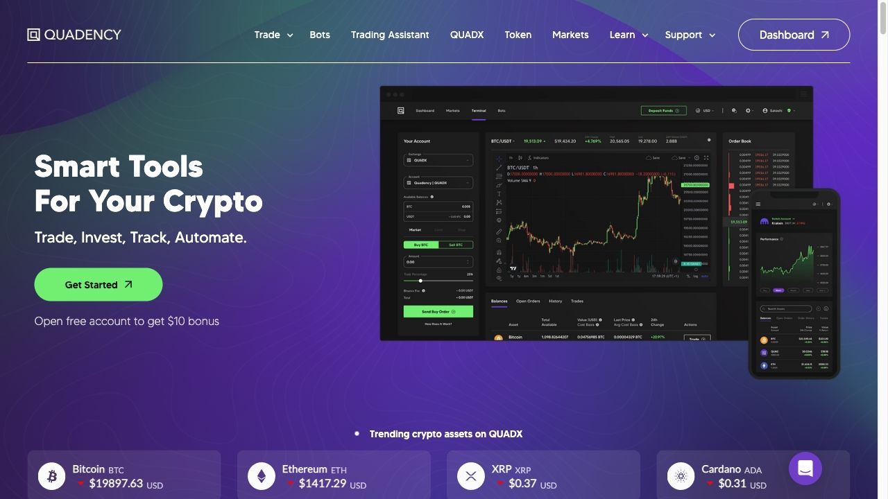 Quadency - Crypto Trading Platform image
