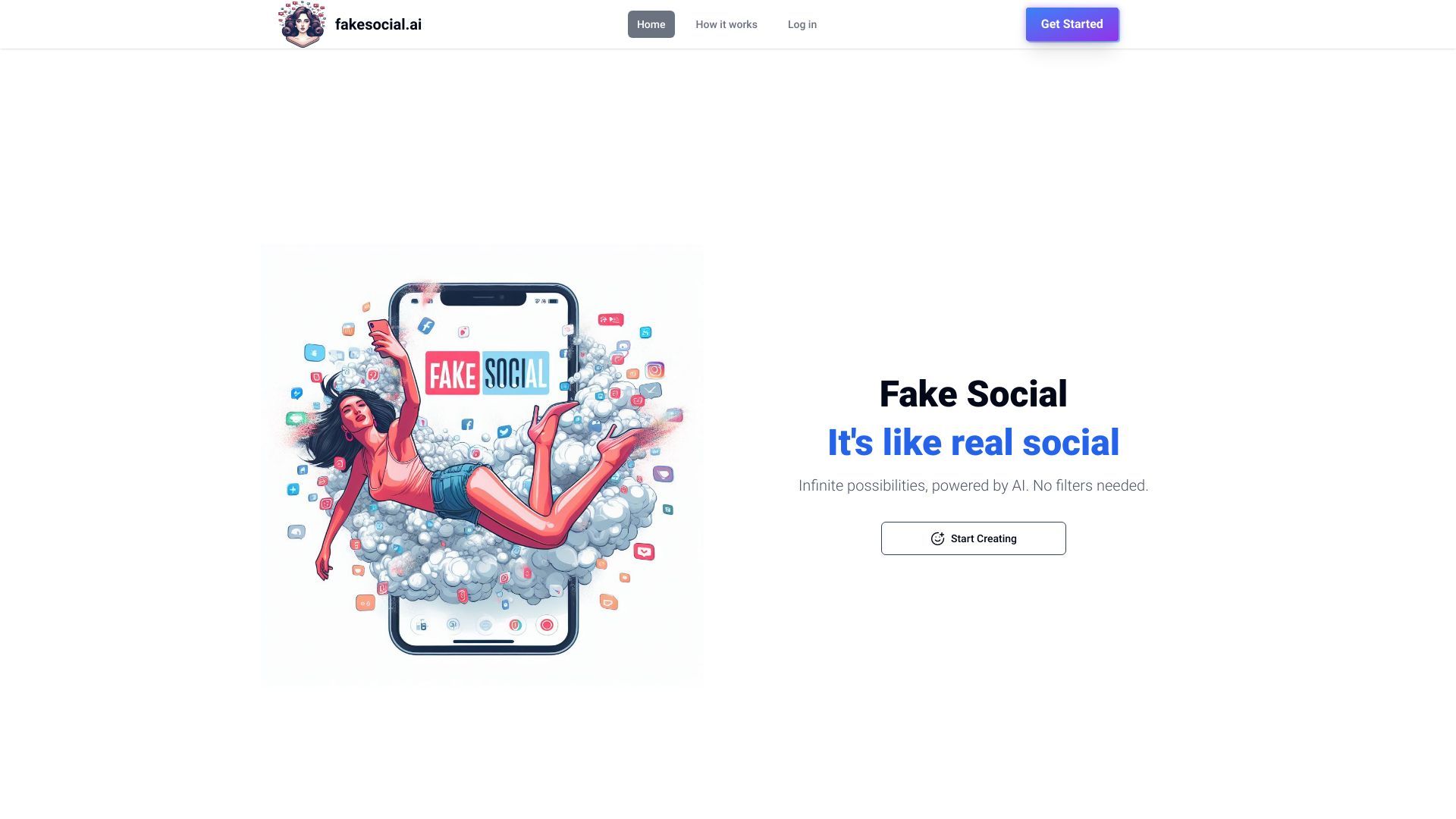 Fake Social image