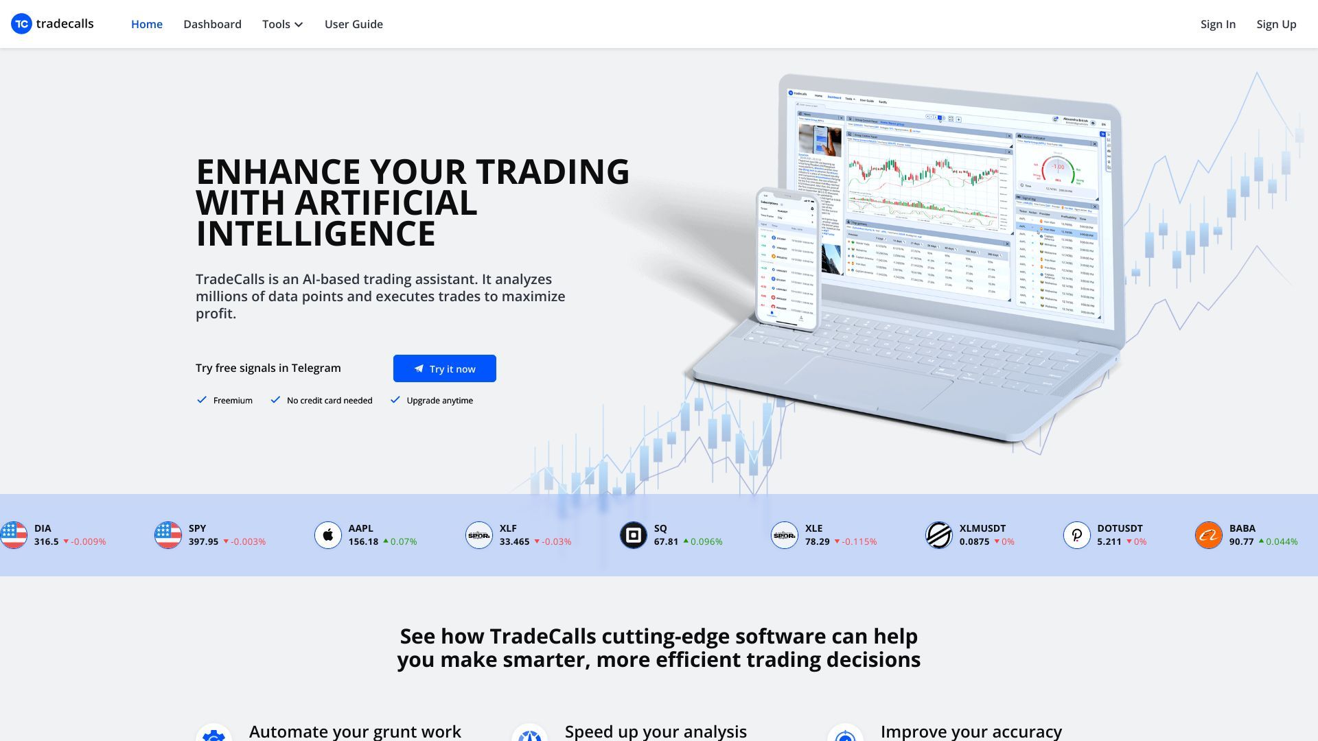 TradeCalls - AI powered trading advisor image