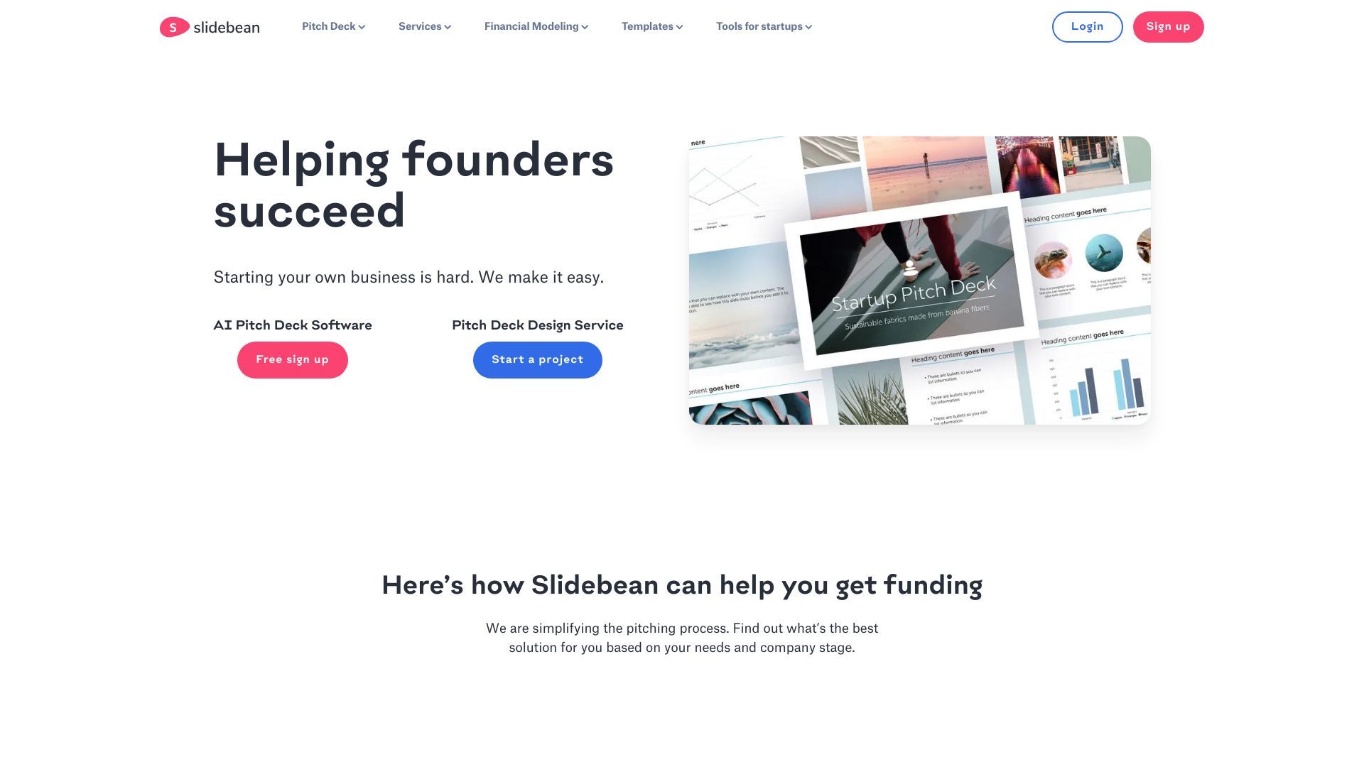Slidebean Founder Platform image