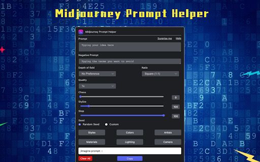 Midjourney Prompt Helper image