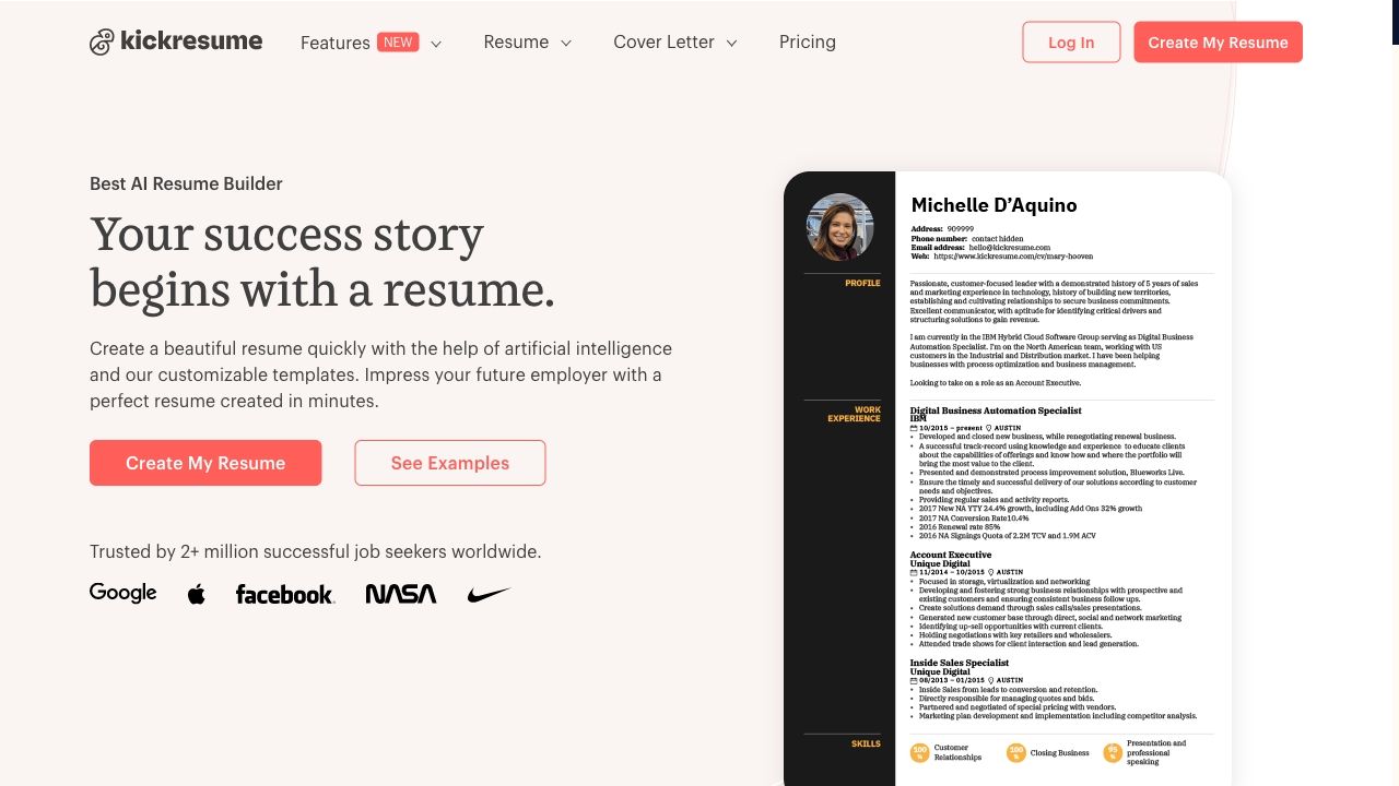 Kickresume image