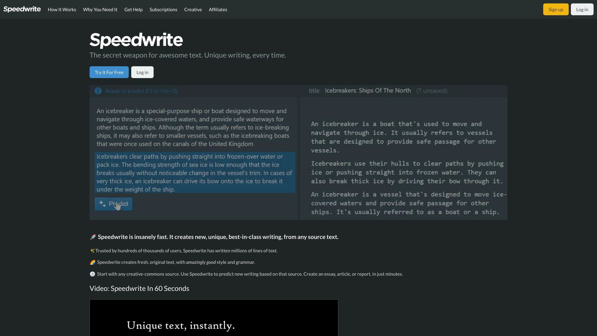 Speedwrite image