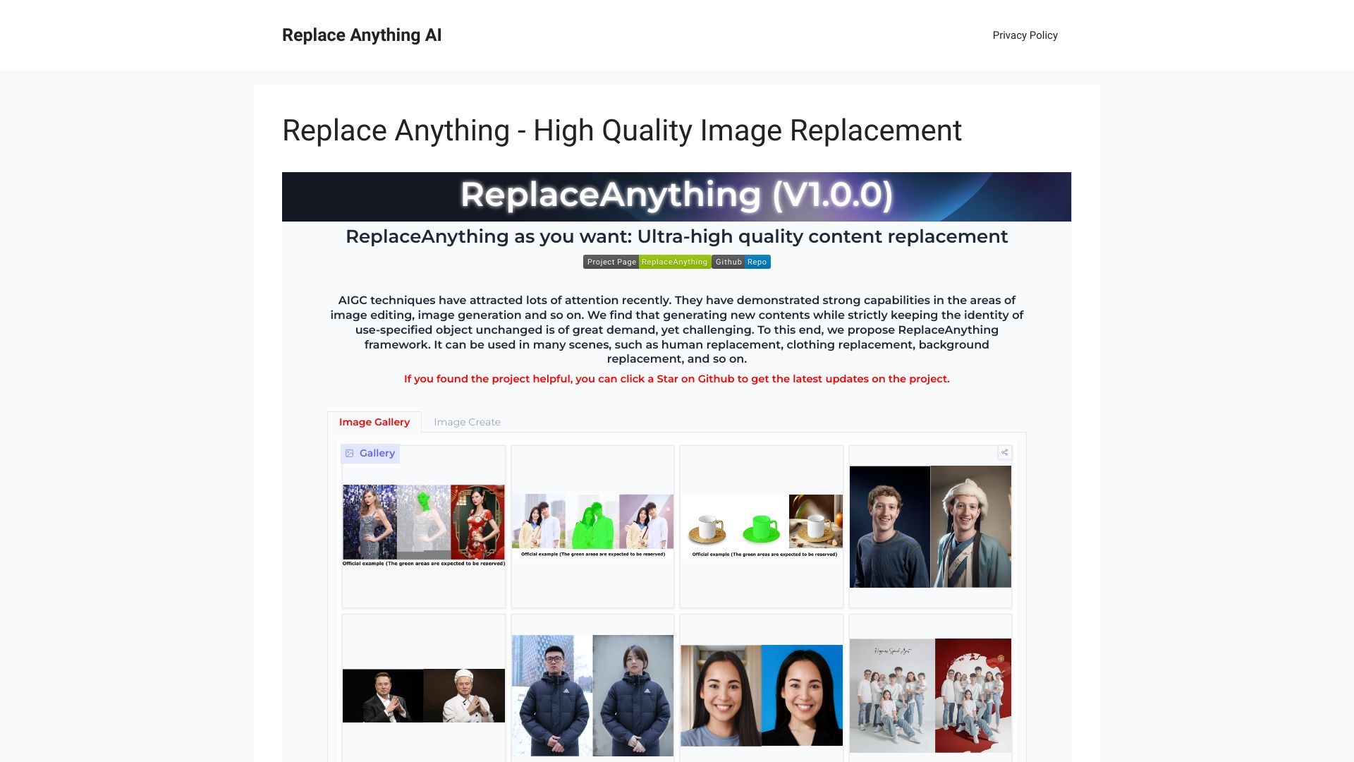 Replace Anything AI image