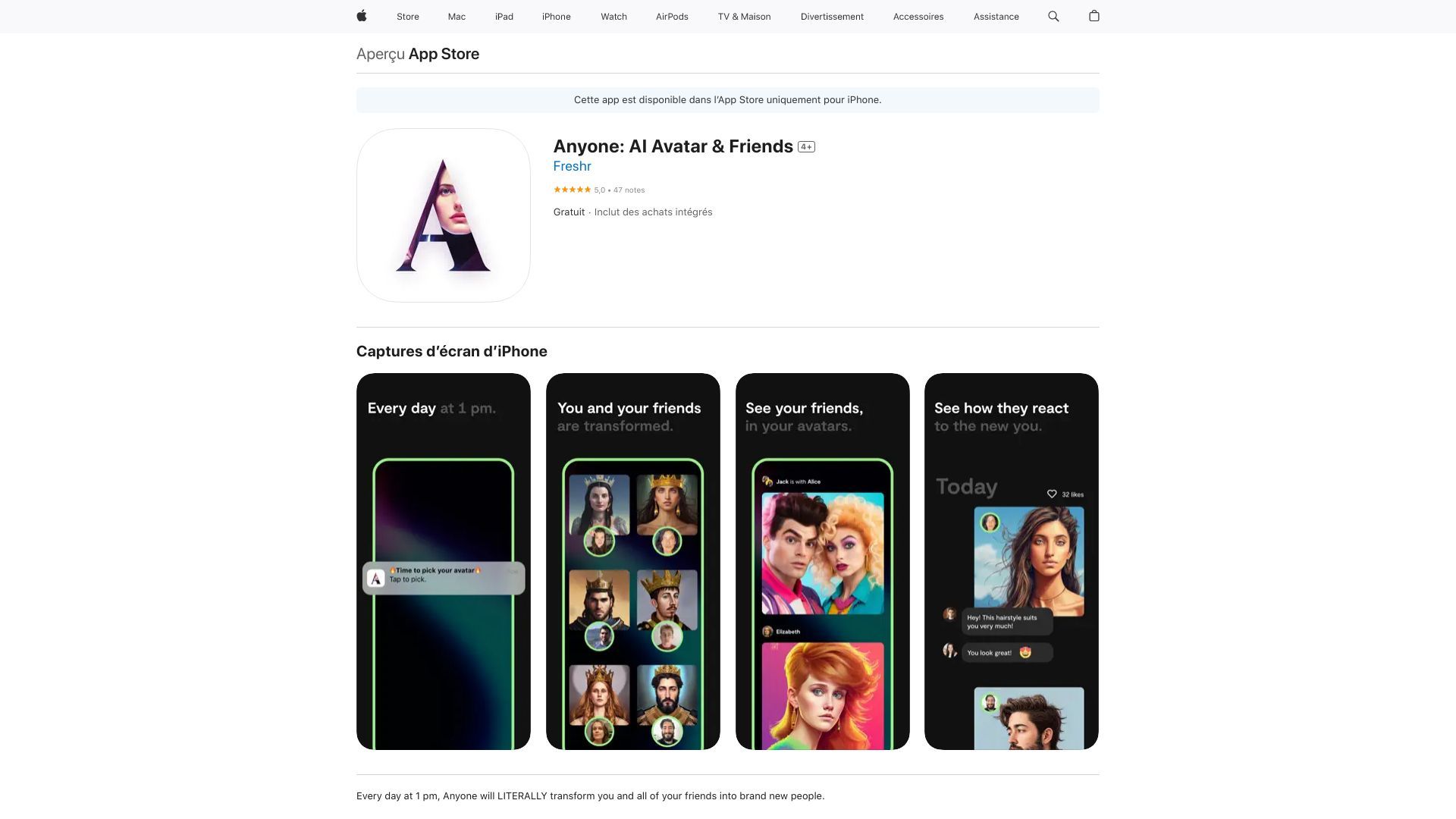 AI Selfie image