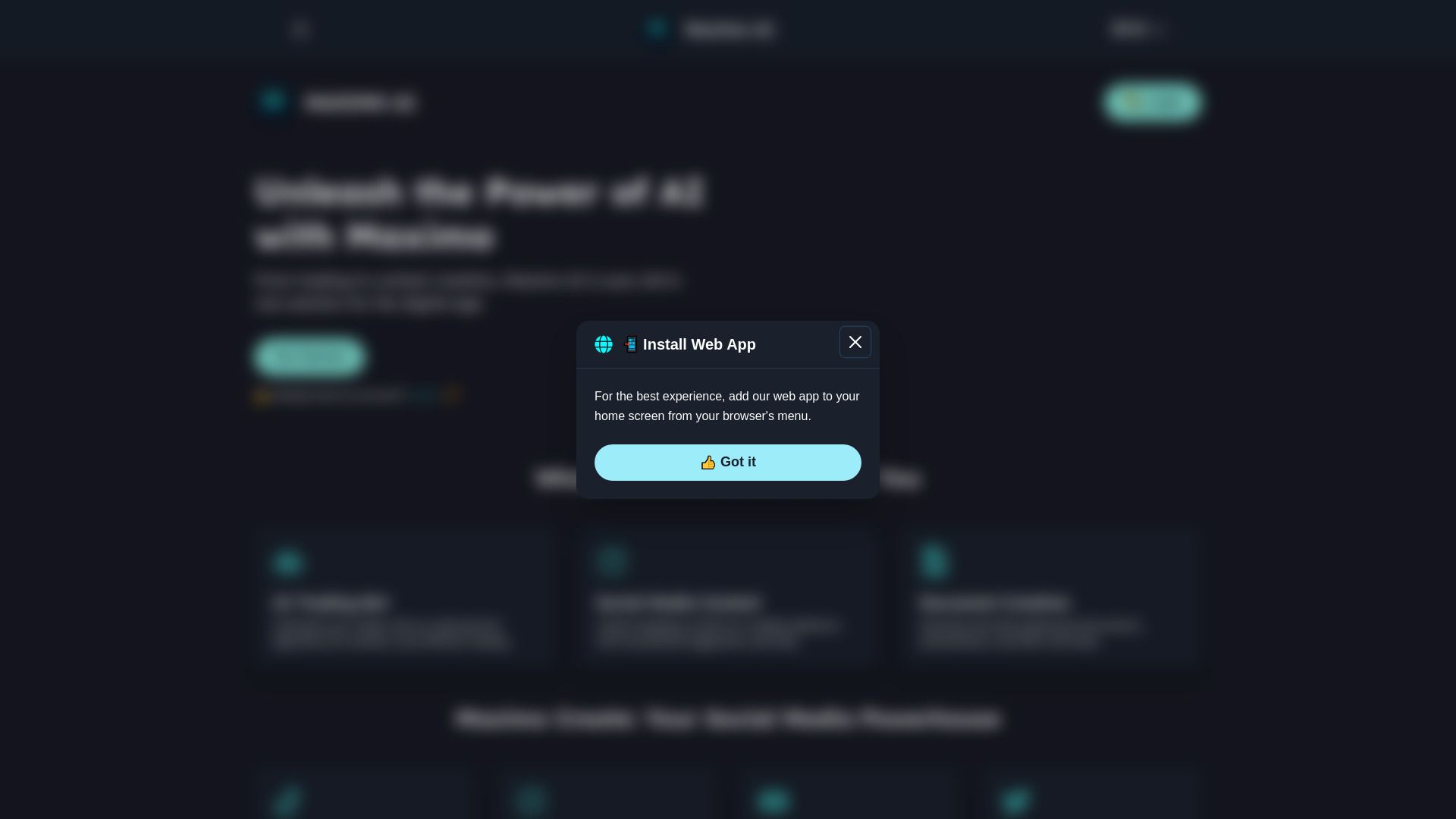 Maximo AI image