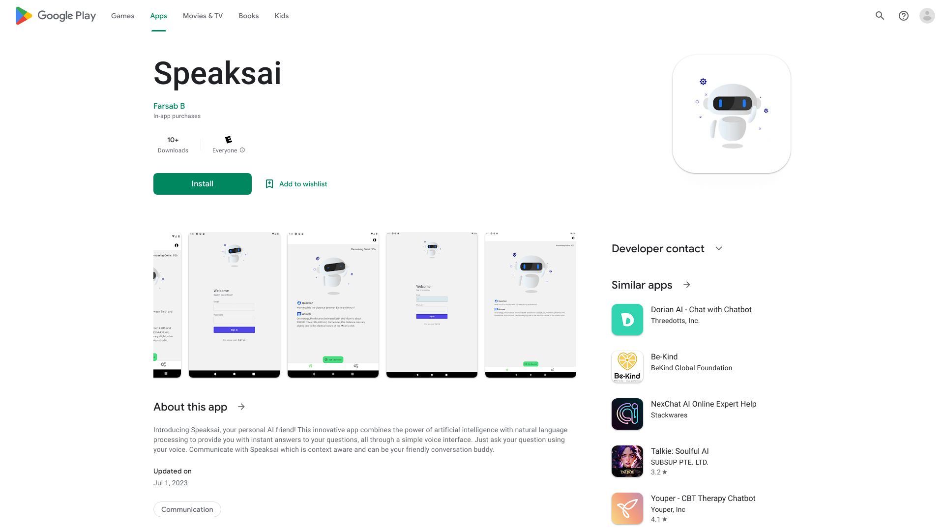 Speaksai image
