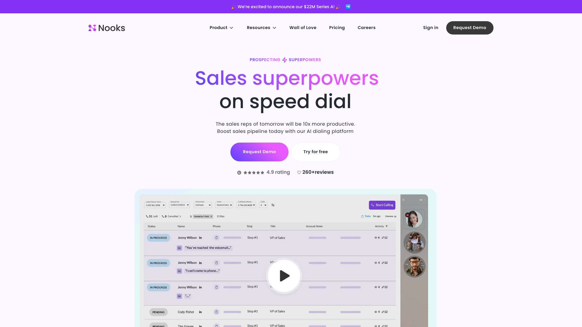 Nooks | AI Powered Parallel Dialer and Virtual Salesfloor image