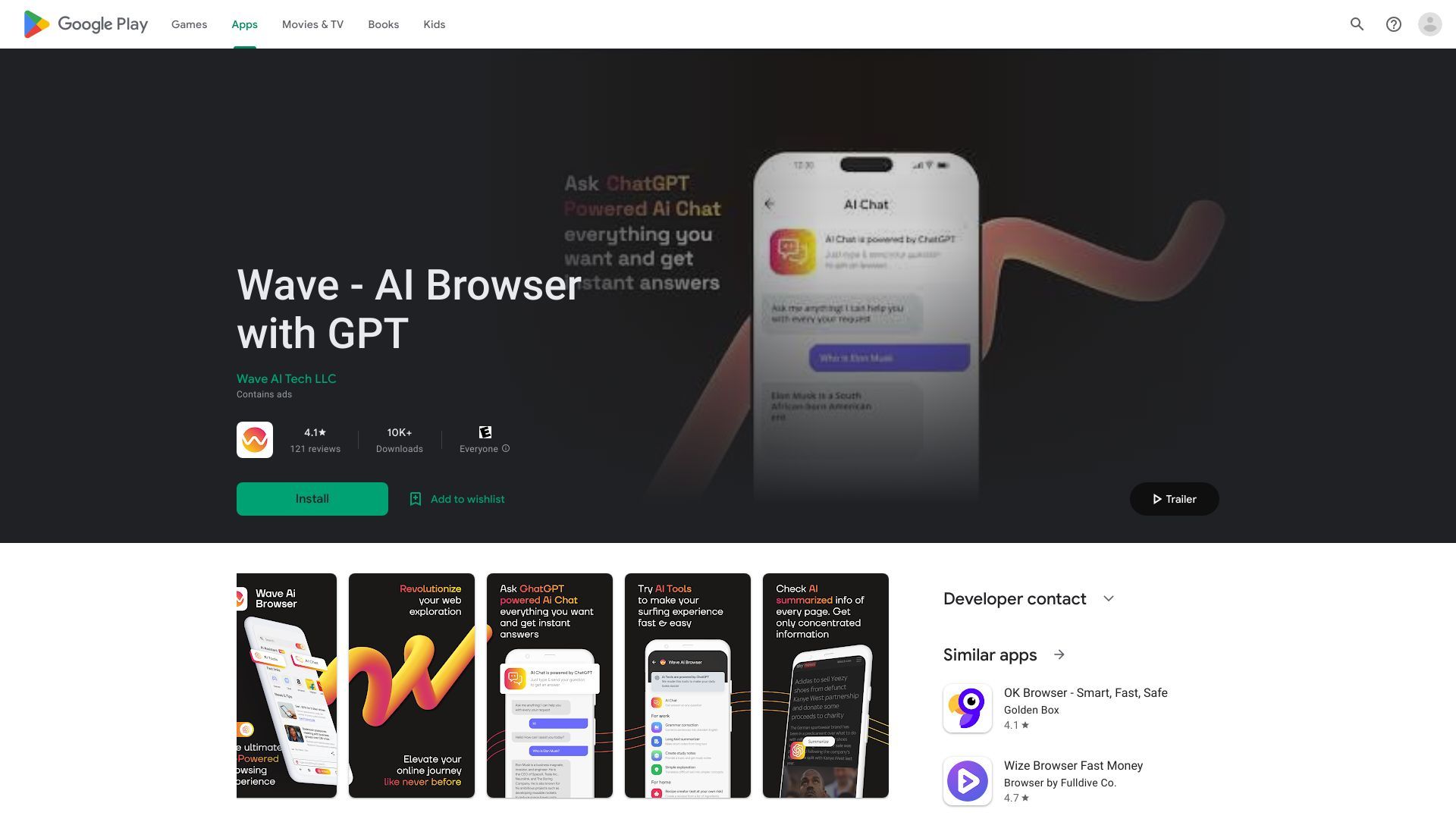 High-Tech Mobile Browser image