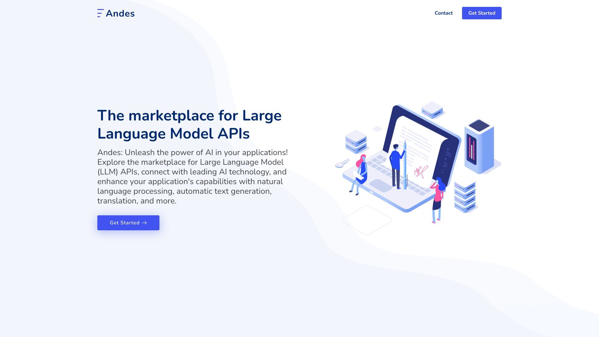 Andes - Machine Learning API Marketplace image