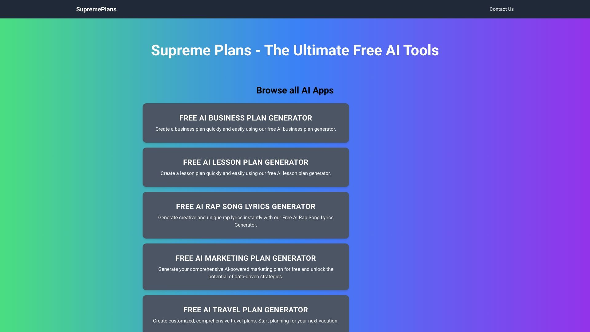 SupremePlans image