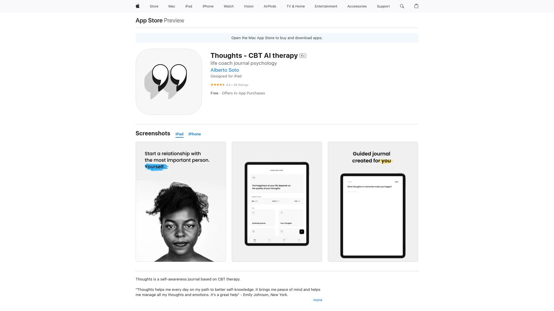 Thoughts - CBT AI therapy image