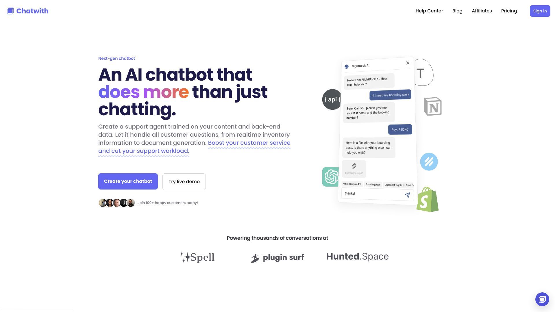 Chatwith image