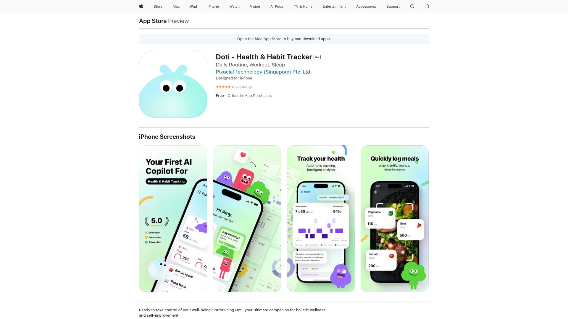 Doti - Health & Habit Tracker image