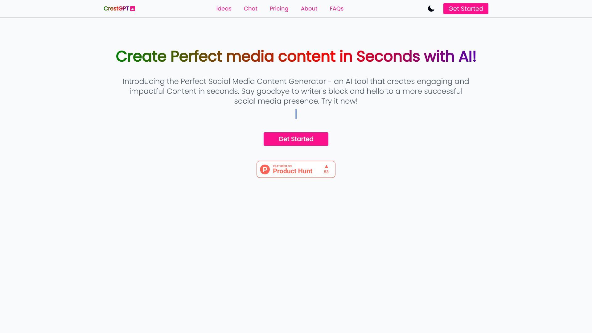 CrestGPT - AI-Powered Content Creation Tool image