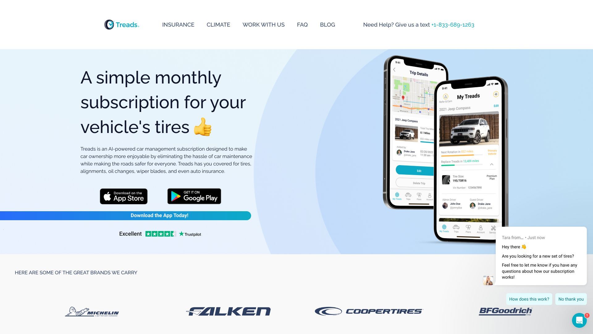 Treads Tire Subscription image