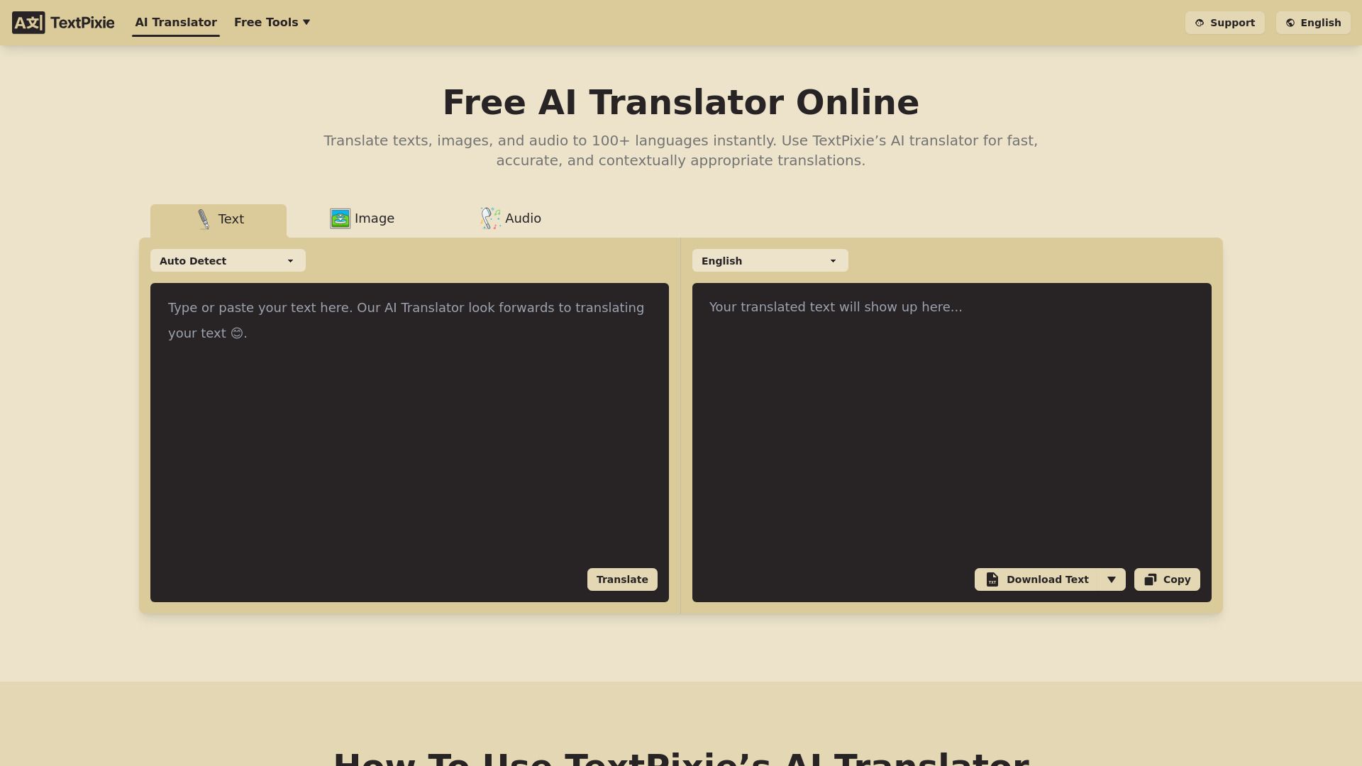 TextPixie AI Translator image