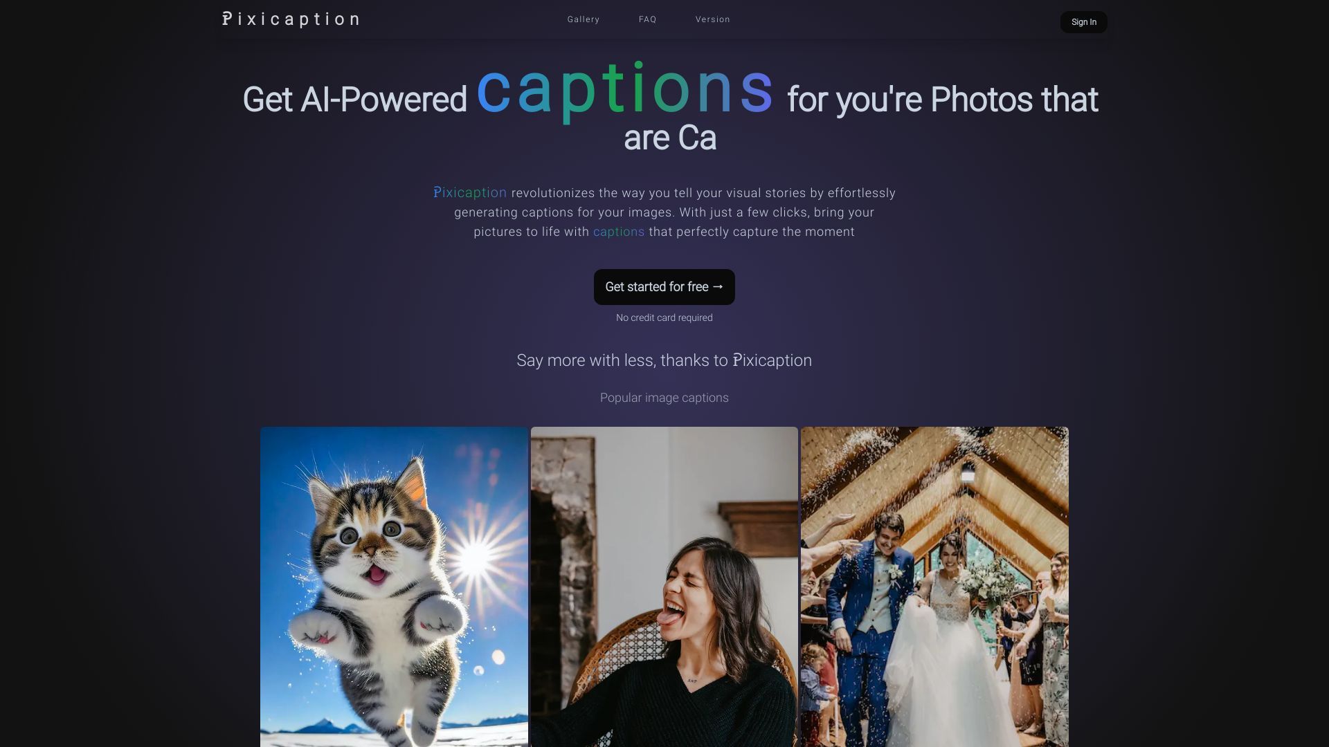 Pixicaption image