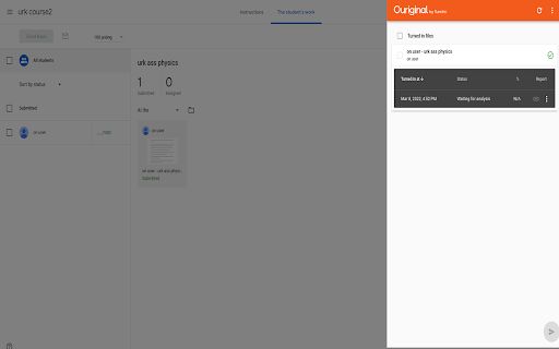 Ouriginal for Google Classroom image