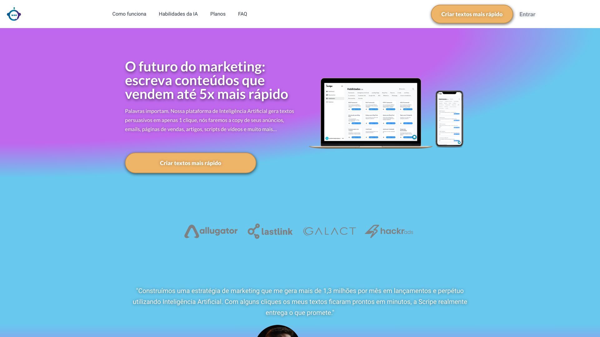Scripe | Inteligência em Copywriting image