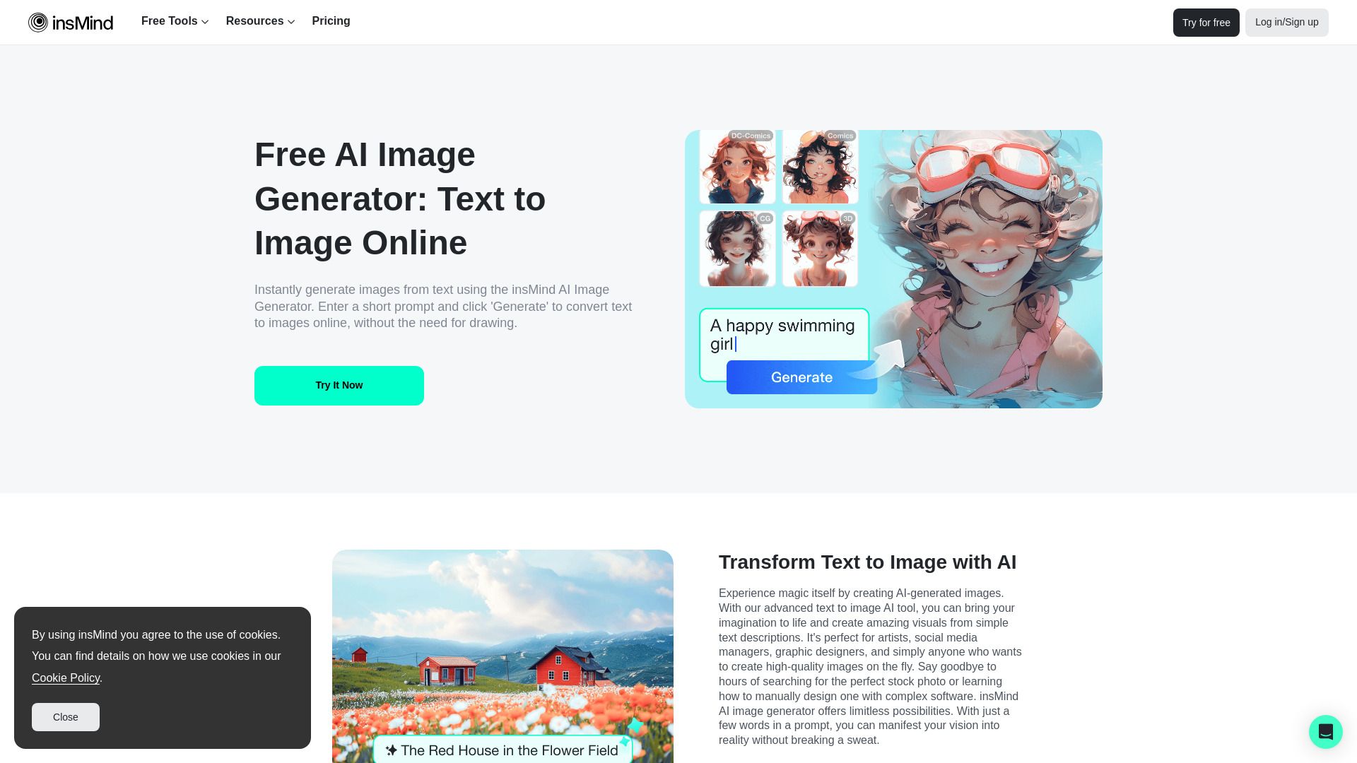 insMind AI Image Generator image
