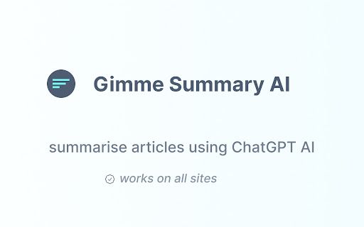 Gimme Summary AI image