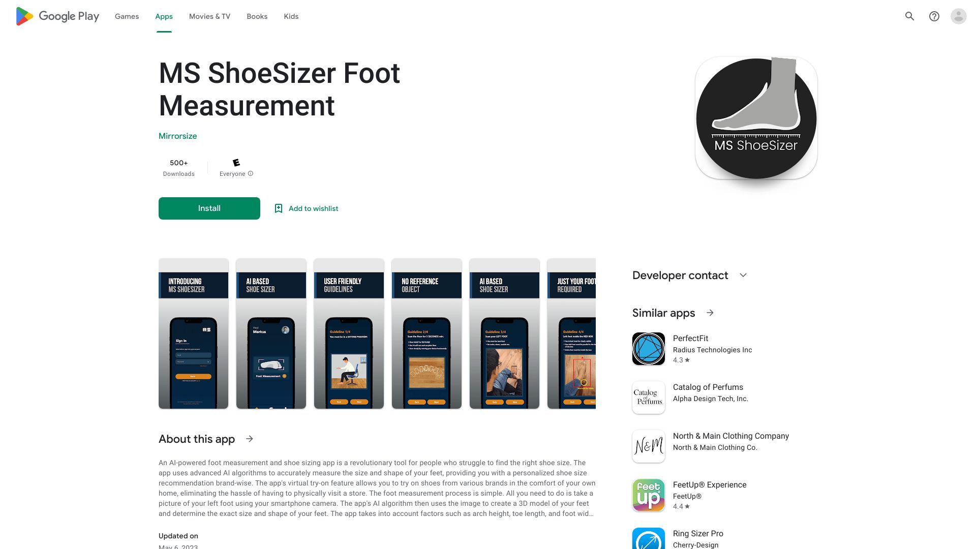 AI Foot Measurement image